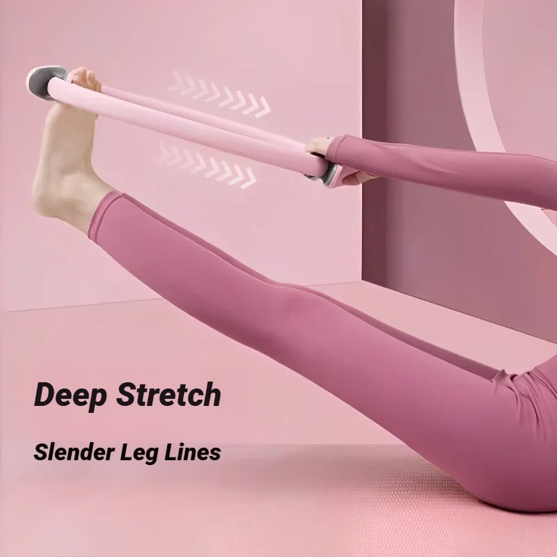 Women's Pilates Yoga Fitness Ring Circle Elastic Resistance Band for Home Exercise Postpartum Pelvic Floor Muscle Training