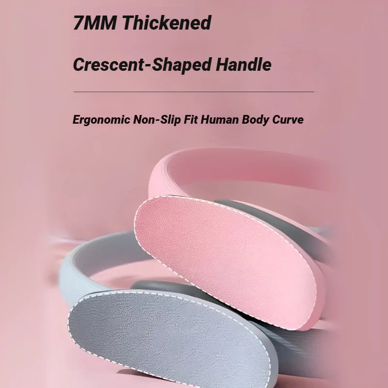 Women's Pilates Yoga Fitness Ring Circle Elastic Resistance Band for Home Exercise Postpartum Pelvic Floor Muscle Training